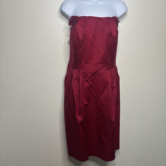 NWT!! David’s Bridal Short Strapless STYLE#84725 Size 16 Color Apple - Picture 3 of 14